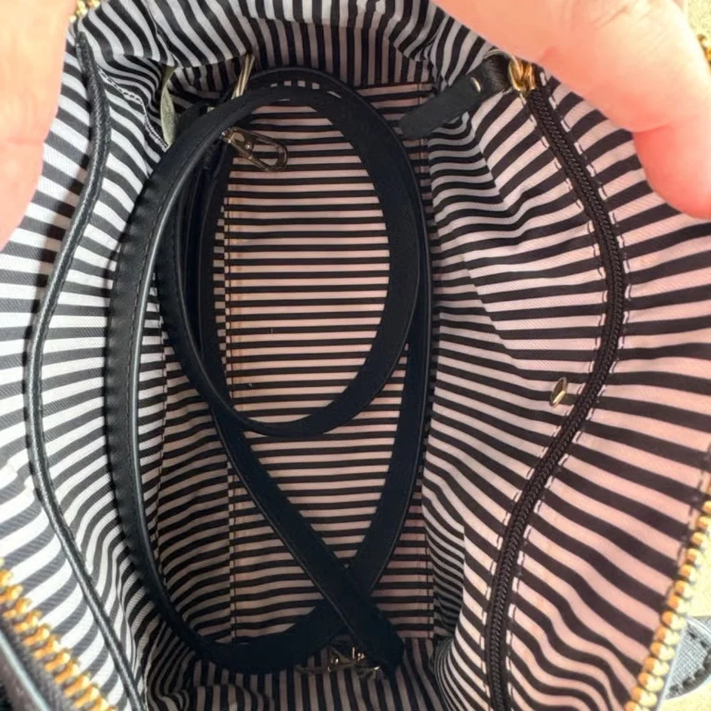 Kate Spade Black and White Dog Satchel - Picture 5 of 8
